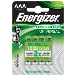 AA-Batterien Universal wiederaufladbar 4 Stück