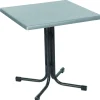 acamp Tisch Piazza 80 x 80 cm anthrazit/inox