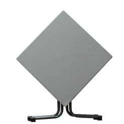 acamp Tisch Piazza 80 x 80 cm anthrazit/inox