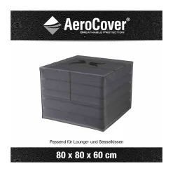 AeroCover Kissen-Schutz-Tasche für Loungekissen 80 x 80 x 56 cm anthrazit zur Indoor-Nutzung