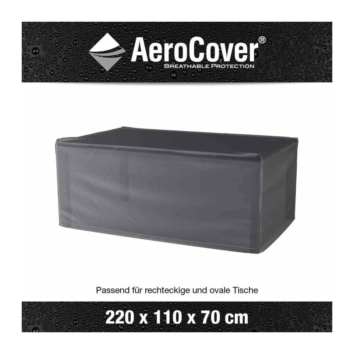AeroCover Schutzhülle für Sitzgruppen 220 x 110 x 70 cm anthrazit