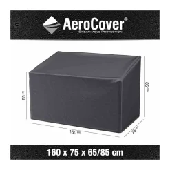 AeroCover Schutzhülle Lounge-Bänke 160 x 75 x 65/85 cm anthrazit