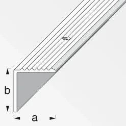Alfer Treppenschiene 19 x 20 mm 1m bronze