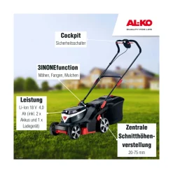 AL-KO Akku-Rasenmäher 38.2 Li Comf.