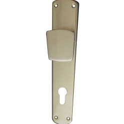 Alpertec Knopflangschild für Haustür 92 mm