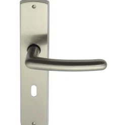 Alpertec Langschildgarnitur Isabella-LS Edelstahl