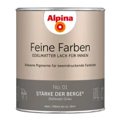 Alpina Buntlack Feine Farben Lack No 01 Stärke der Berge edelmatt 750ml