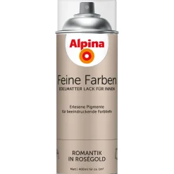 Alpina Buntlack Feine Farben Sprühlack Romantik in Roségold 400ml