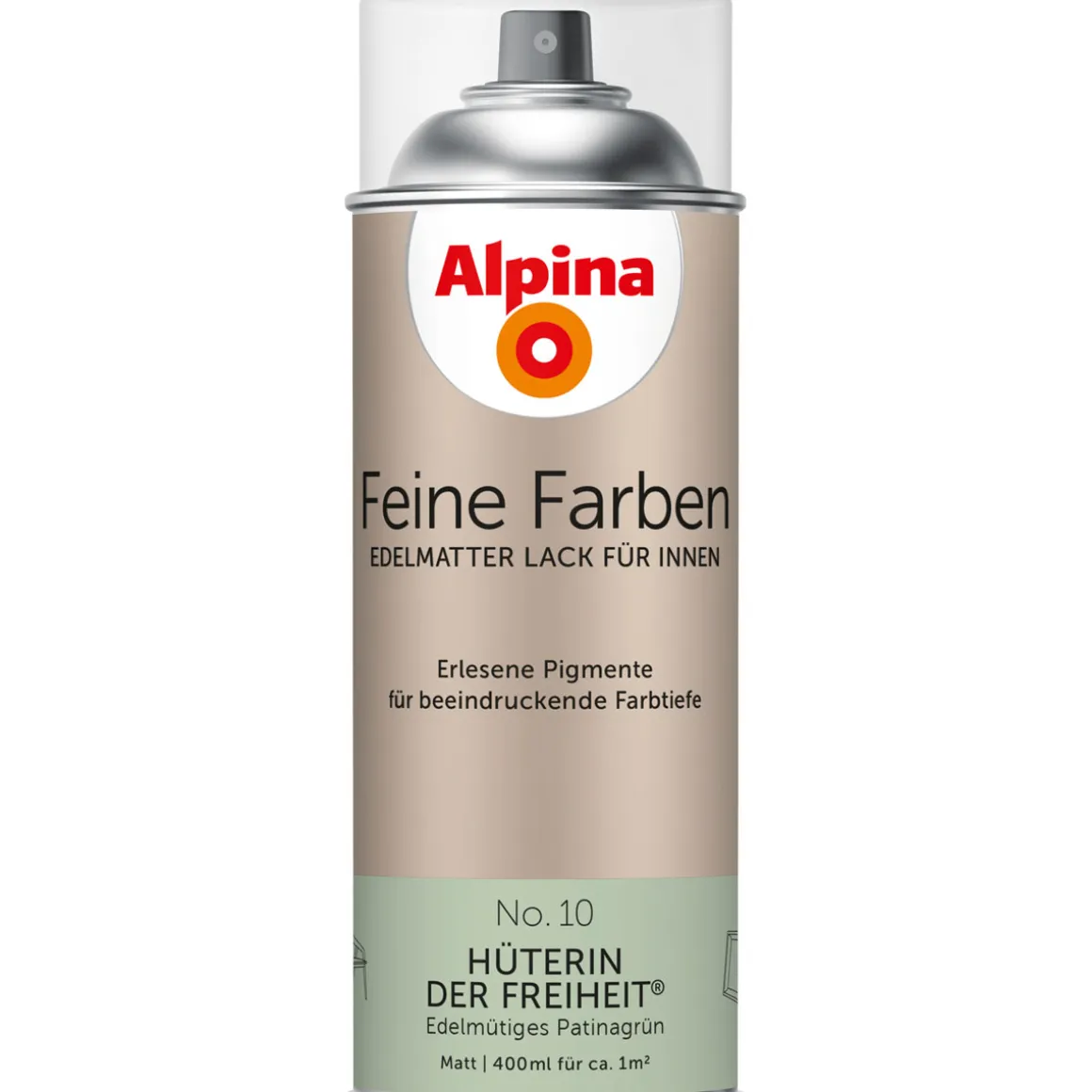 Alpina Buntlack Feine Farben Sprühlack No 10 Hüterin der Freiheit edelmatt 400ml