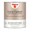 Alpina Buntlack Feine Farben Lack Zeitloses Matt-Weiss 750ml