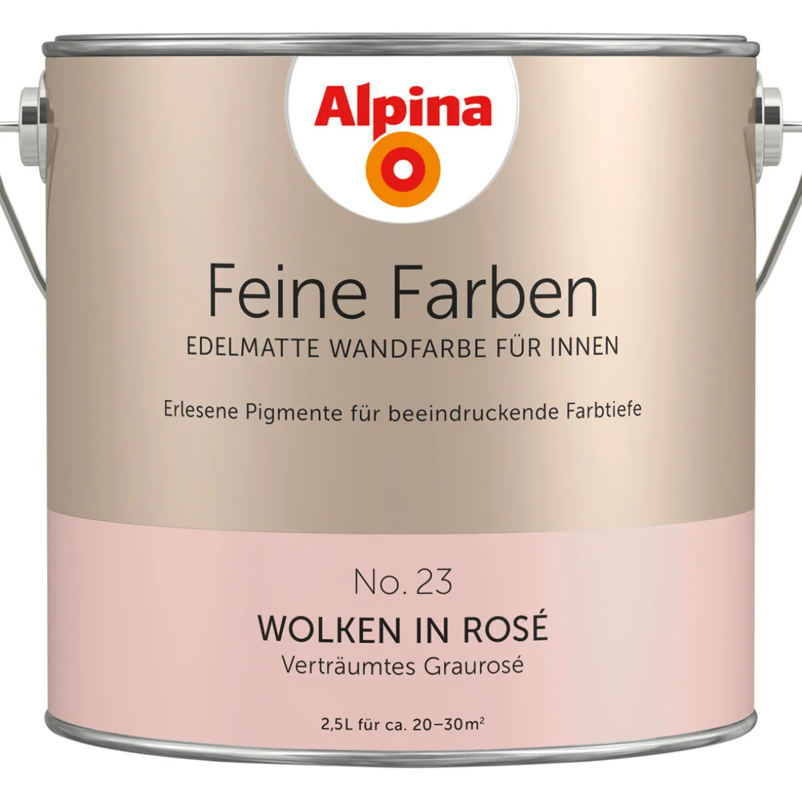 Alpina Feine Farben Wolken in Rose 2,5 L