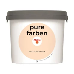 Alpina Innenfarbe pure farben 2,5 L Pastellorange matt