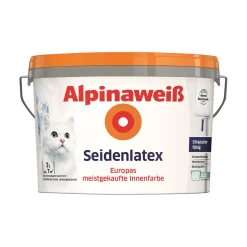 Alpina weiß Seidenlatex 1 L