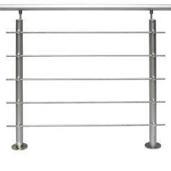 Aluminium Geländerset Bodenmontage AB6