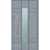 Aluminium Sicherheits-Haustür Como Superior grau 100 x 210 x 6 cm links