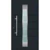 Aluminium Sicherheits-Haustür Turin Exklusiv 75 mm anthrazit 100 x 210 cm Anschlag links inkl Griffset