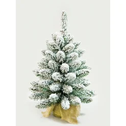 Ambientis Beschneiter Tannenbaum mit Jute 45 cm