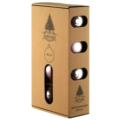 Ambientis Glaskugeln 8 cm rosa Mix