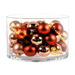 Ambientis Glaskugeln 6 cm altrosa Mix