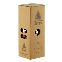 Ambientis Glaskugeln 3 cm braun champagner Mix