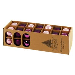 Ambientis Glaskugeln 4,5 cm lila Mix