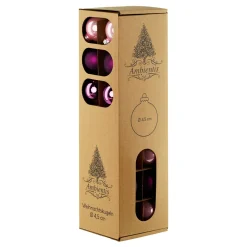 Ambientis Glaskugeln 4,5 cm lila Mix