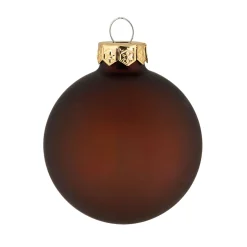 Ambientis Glaskugeln 6 cm braun champagner Mix