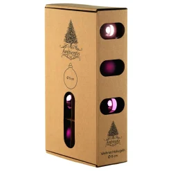 Ambientis Glaskugeln 8 cm lila Mix