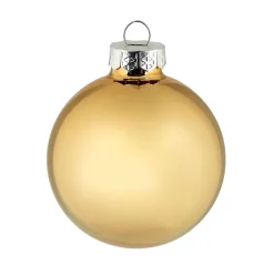 Ambientis Glaskugeln 6 cm schwarz gold Mix