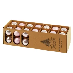 Ambientis Glaskugeln 4,5 cm rosa Mix