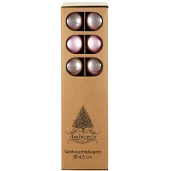 Ambientis Glaskugeln 4,5 cm rosa Mix