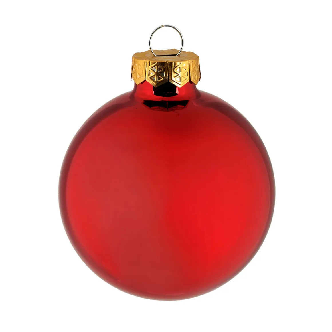Ambientis Glaskugeln 6 cm rubinrot Mix