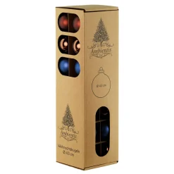 Ambientis Glaskugeln 4,5 cm braun Mix