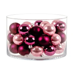 Ambientis Glaskugeln 6 cm lila Mix