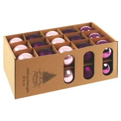 Ambientis Glaskugeln 6 cm lila Mix