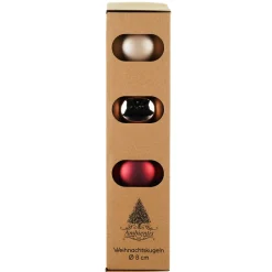 Ambientis Glaskugeln 8 cm altrosa Mix