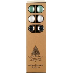 Ambientis Glaskugeln 4,5 cm salbei Mix