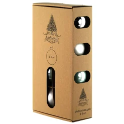 Ambientis Glaskugeln 8 cm salbei Mix