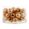 Ambientis Glaskugeln 6 cm gold Mix