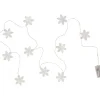 Ambientis LED-Lichterkette Schneeflocke batterie
