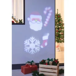 Ambientis LED-Wandprojektor mit austauschbaren Motivplatten