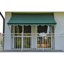 Angerer Freizeitmöbel GmbH Klemmmarkise grün/creme, 200 cm