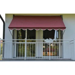 Angerer Freizeitmöbel GmbH Klemmmarkise bordeaux/creme, 200 cm