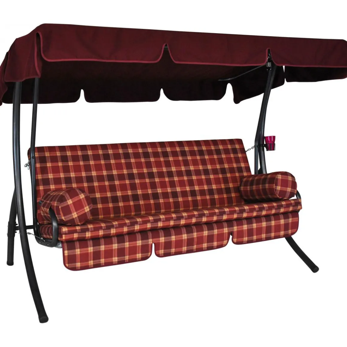 Angerer Freizeitmöbel GmbH Hollywoodschaukel „Trend Rio“, bordeaux