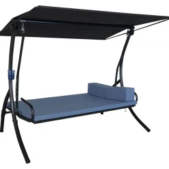 Angerer Freizeitmöbel GmbH Hollywoodschaukel „Elegance Tolar“, blau