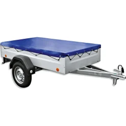 Anhänger-Flachplane für EU2/EB2 blau 107,5 x 2 cm