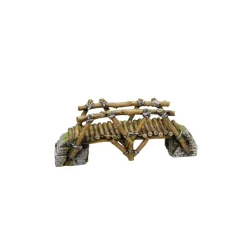 Aqua Ornaments Holzbrücke ca 26 x 8 x 10 cm