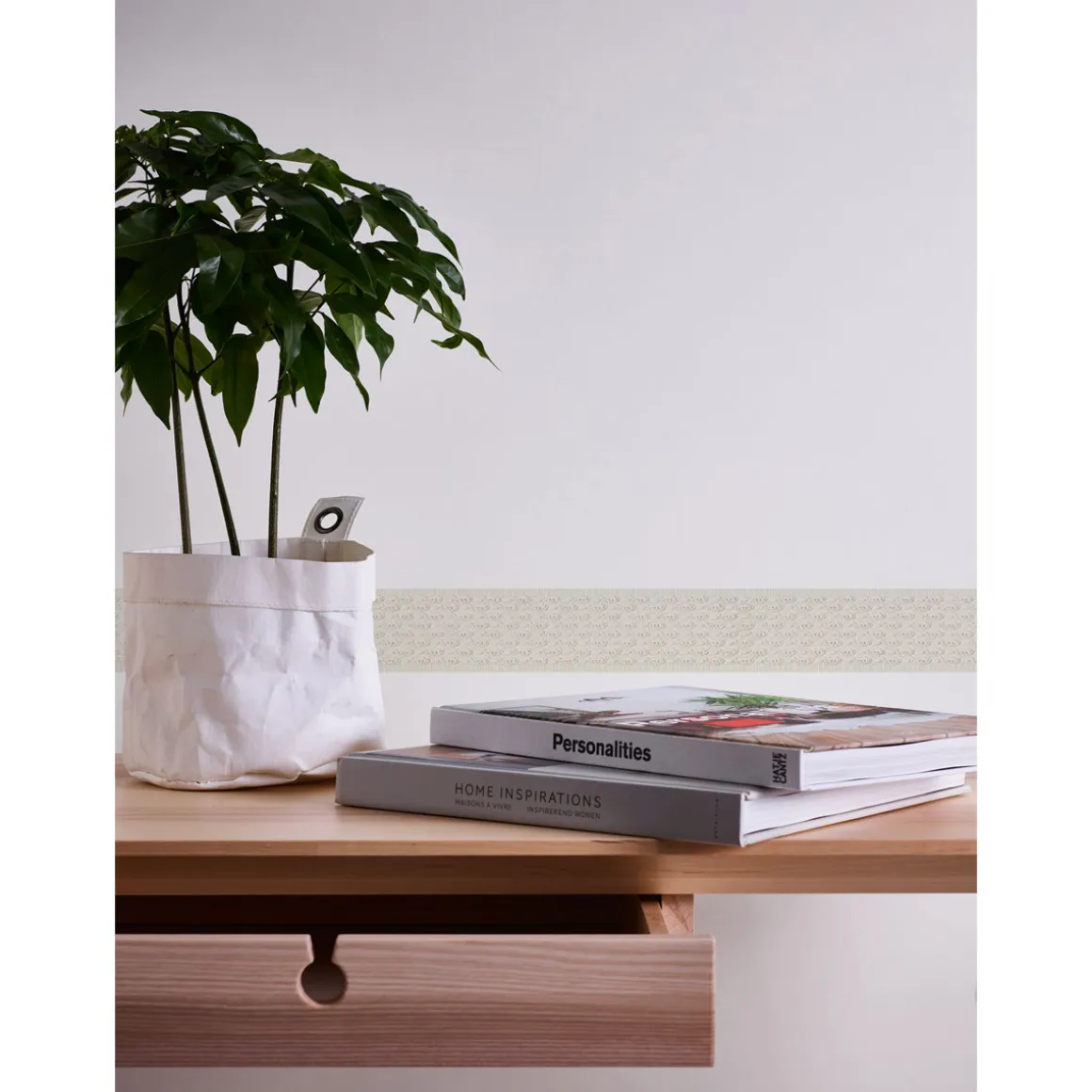 AS Creation Selbstklebende Borte beige 5 m x 0,05 m