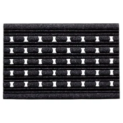 Außen-Rips-Matte Rusalka 40 x 60 cm anthrazit