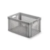 Aufbewahrungsbox vergittert 60 x 40 x 32 cm grau
